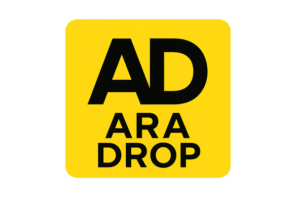 litille logo fo ARA DROP for browser Tabs-Yellow Theme