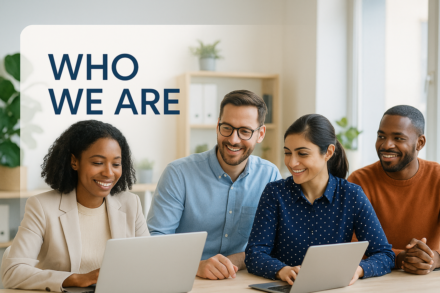 "Who We Are" Section for in middle of site